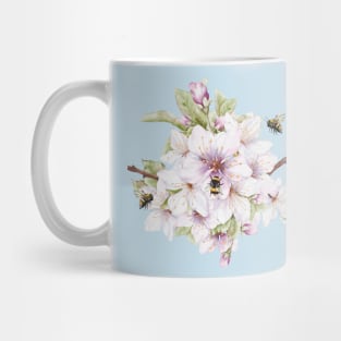 Sweet As Can Be Apple Tree Blossoms Watercolor Illustration without Lettering Mug
